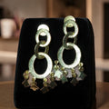 avya Golden Cascade Charm Earrings